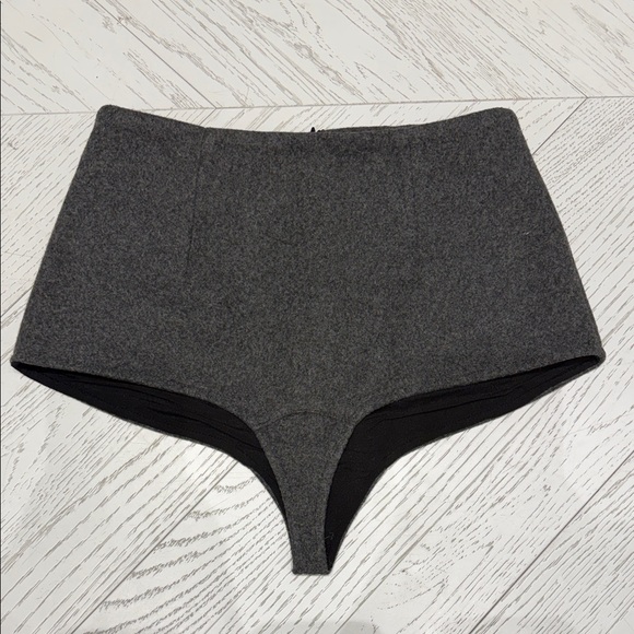 Lioness Charcoal High-Waisted Shorts - Picture 8 of 13